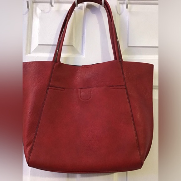 Calvin Klein Cherry Red Tote - Picture 5 of 7